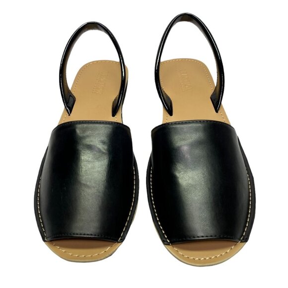 S2C3 Reaction Kenneth Cole Fine Glass Black Platform Sandal Women's 8M - Picture 3 of 6